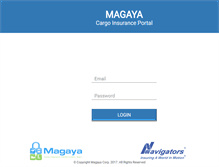 Tablet Screenshot of insurance.magaya.com